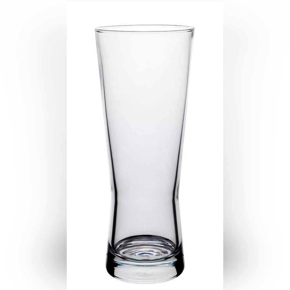 NWOT | Libbey | Glass Set of 4 Tall Clear Pilsner Beer Glasses | 8.5" Tall - Picture 2 of 9